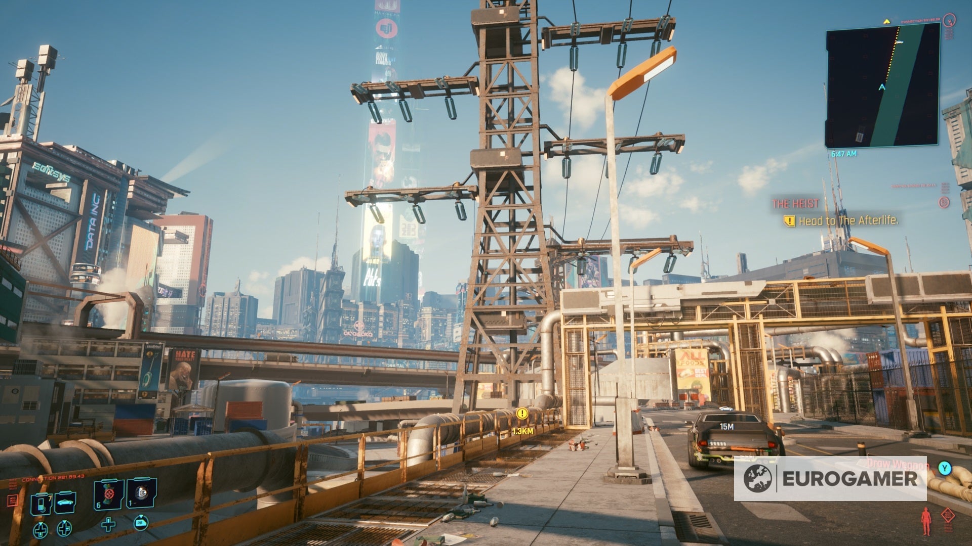 Players are turning off Cyberpunk 2077's film grain to improve console visuals